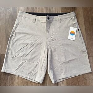 Vuori Aim Short Khaki Men’s Sz 34 V368 NWT